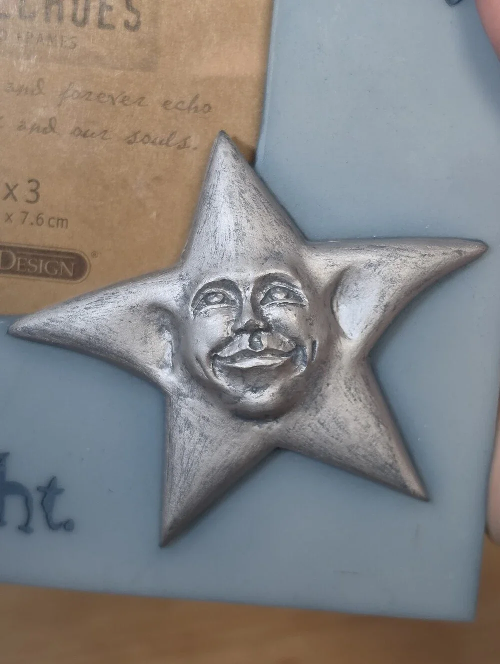 Vintage Y2K Life Echoes Starlight Star Bright Celestial 3x3 Picture Frame
